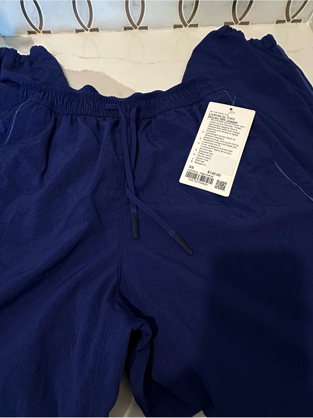 NWT Lululemon license to train woven MR jogger Size XS Deep Sea Blue - Picture 7 of 11